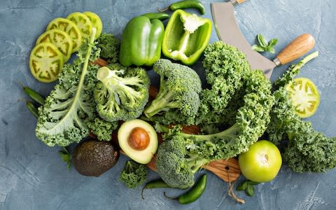 People with dentures may avoid vegetables which a rich in calcium, like kale - Credit: Elena Veselova / Alamy Stock Photo 