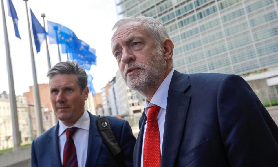 Keir Starmer, pictured with Jeremy Corbyn