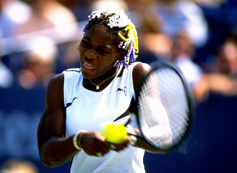 Serena Williams at the 1998 US Open.