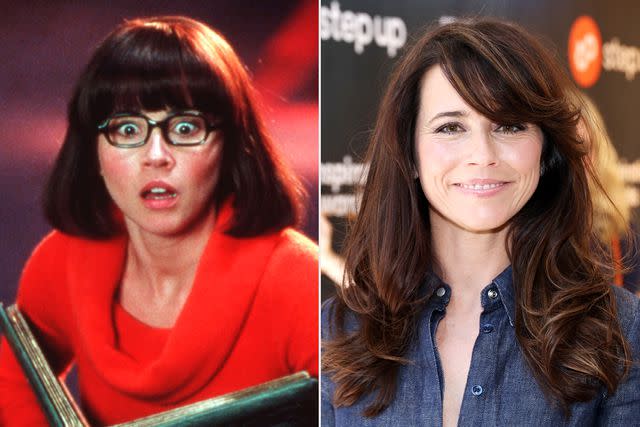 <p>Diyah Pera/Warner Bros/Kobal/Shutterstock; Mark Von Holden/Variety via Getty</p> Linda Cardellini in Scooby-Doo and now