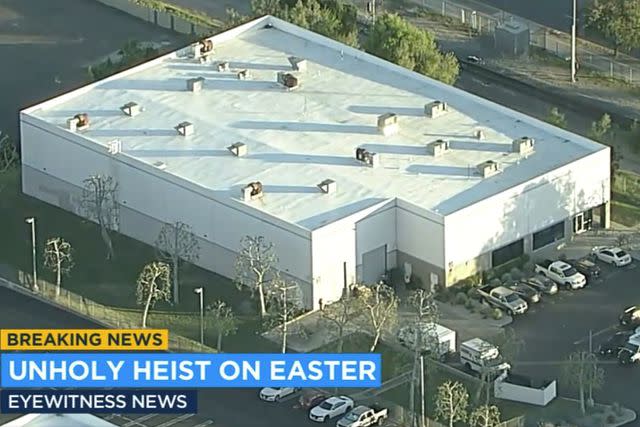 <p>ABC7</p> The Gardaworld facility in San Fernando Valley, Calif.