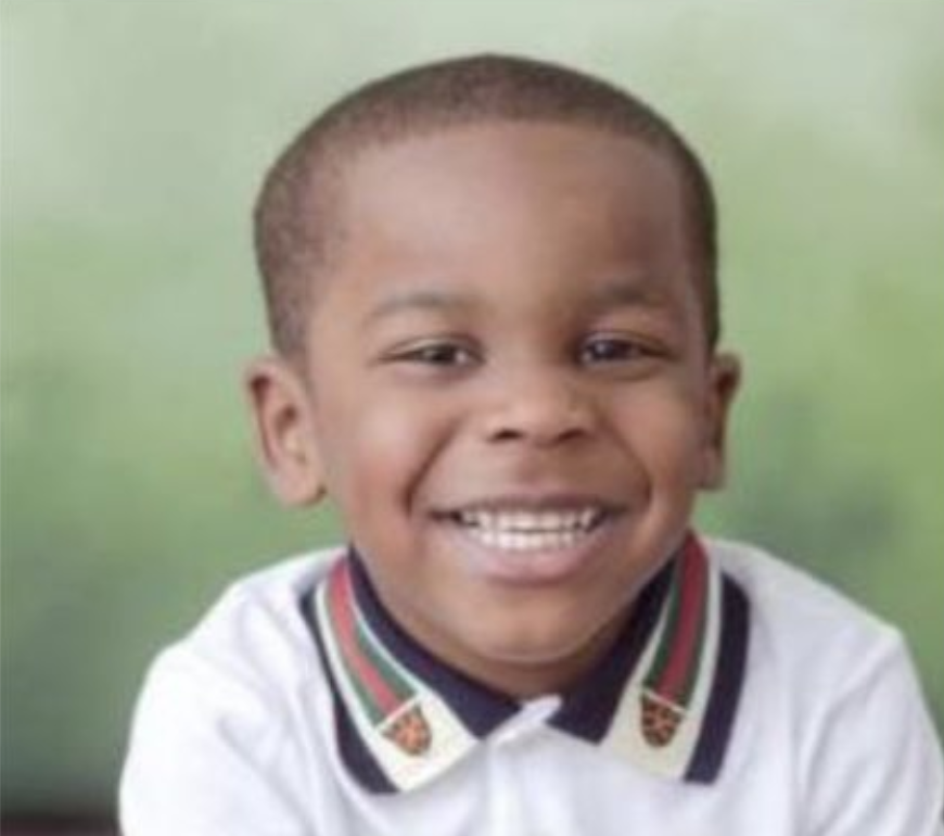 Pictured is Elijah LaFrance, the three-year-old who was shot and killed at a birthday party