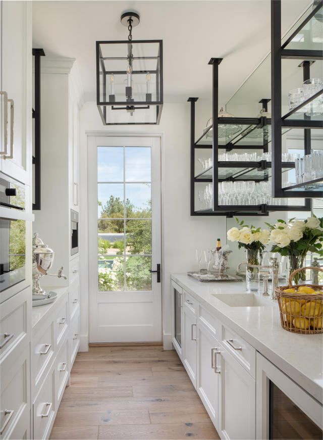 How to Make Your Kitchen Beautiful with Glass Cabinet Doors — Heather  Hungeling Design