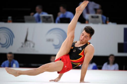 Left out of Olympics, men's rhythmic gymnasts loved in Japan