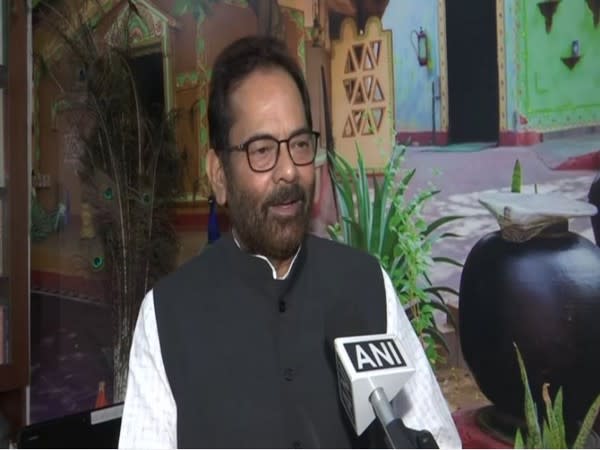 Union Minister Mukhtar Abbas Naqvi. (Photo/ANI)