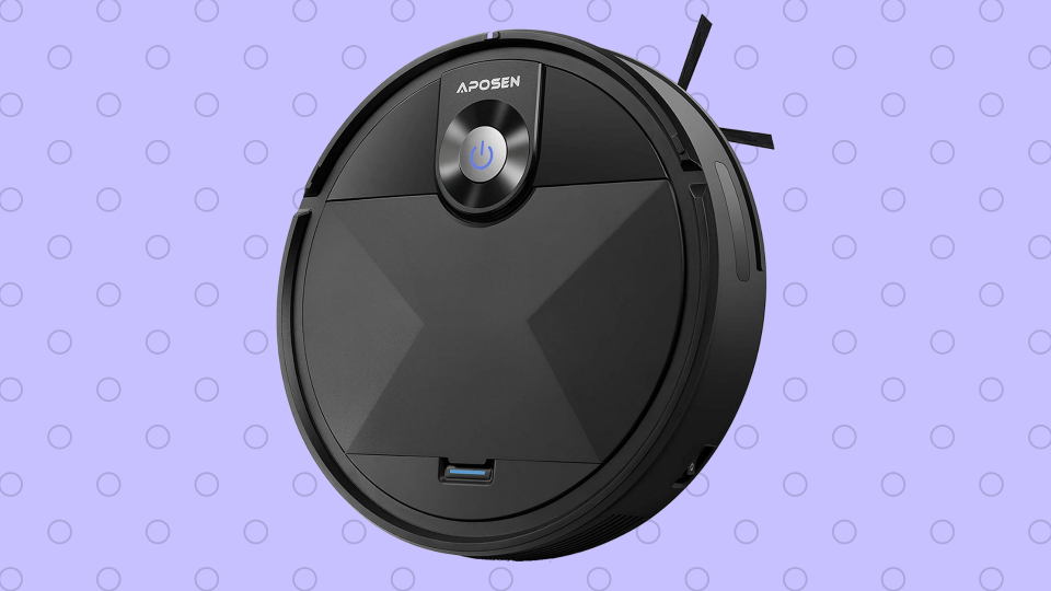 Unlike you, the Aposen robot vac doesn’t have better things to do than vacuum your house.  (Photo: Amazon)