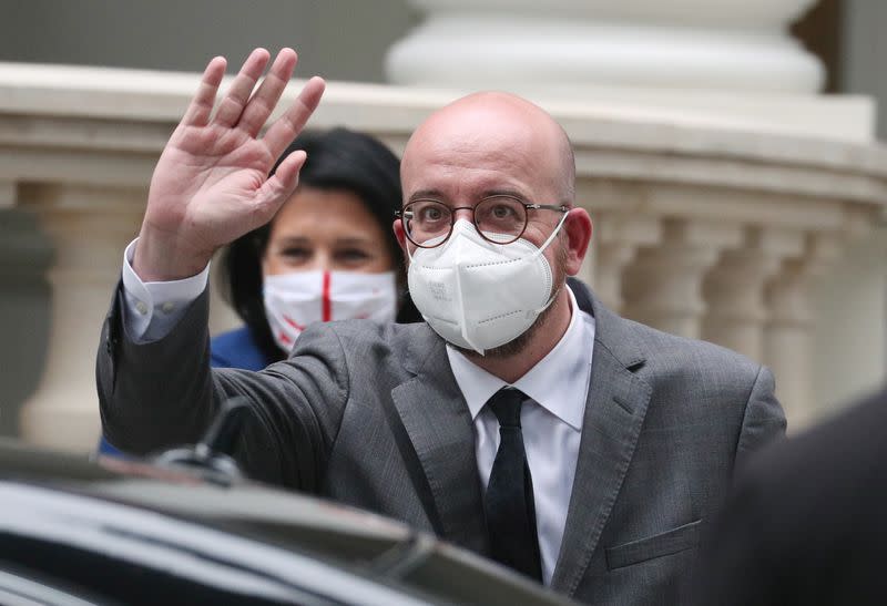 European Council President Charles Michel meets Georgian President Salome Zurabishvili in Tbilisi