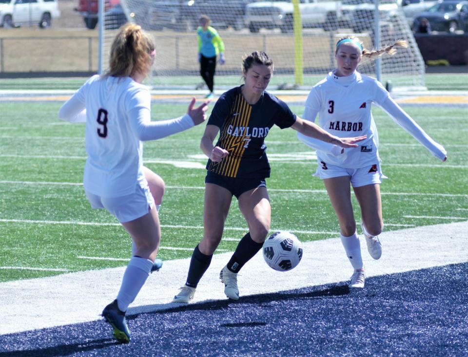 Mariah Turner has a goal in all three of Gaylord's games this season, including a last second header that won them the game at Big Rapids.