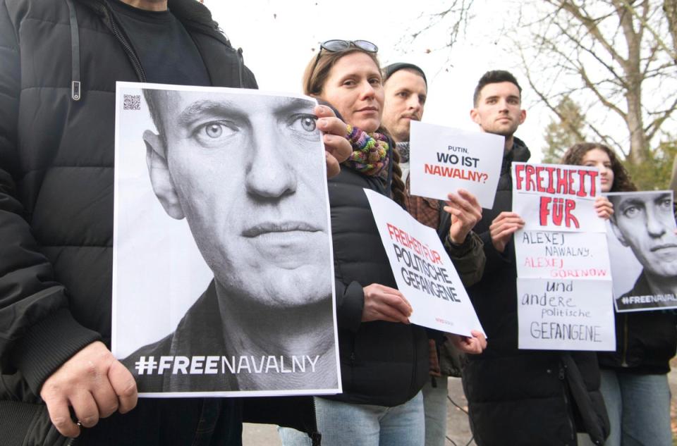 Navalny has kept up an unceasing campaign against Vladimir Putin’s autocratic rule from behind bars (DPA)