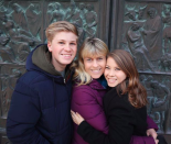 <p>After a long holiday with her boyfriend, Bindi Irwin was thinking of her family on NYE and posted this pic.</p>