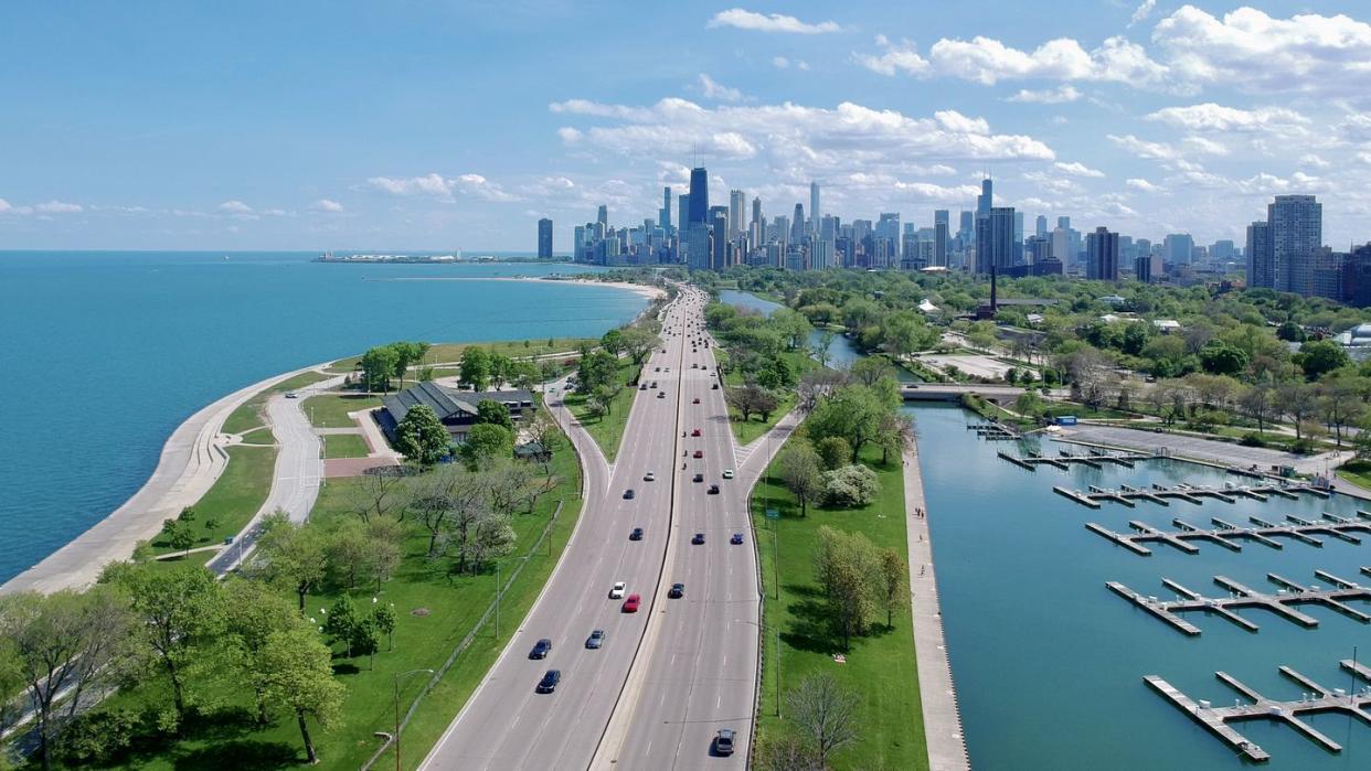 best scenic drives lake shore drive