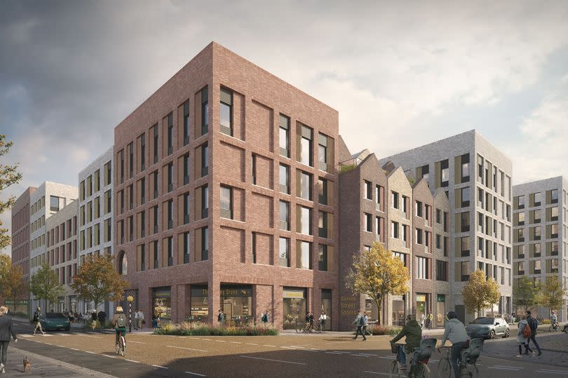 Artist impression of the proposed student development at Sussex Street in St Philips