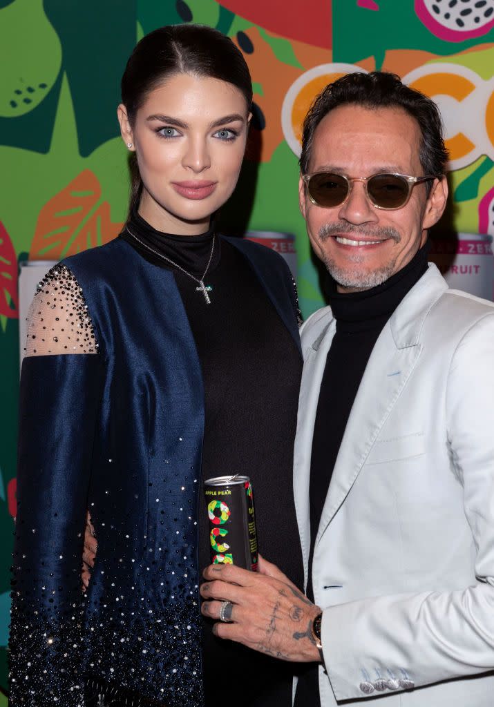 marc anthony makes appearance at expo west to celebrate growth of plant based energy drink 