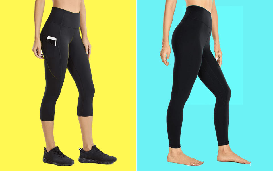 These naked-feeling yoga pants are so good, they're TikTok famous! (Photo: Amazon)