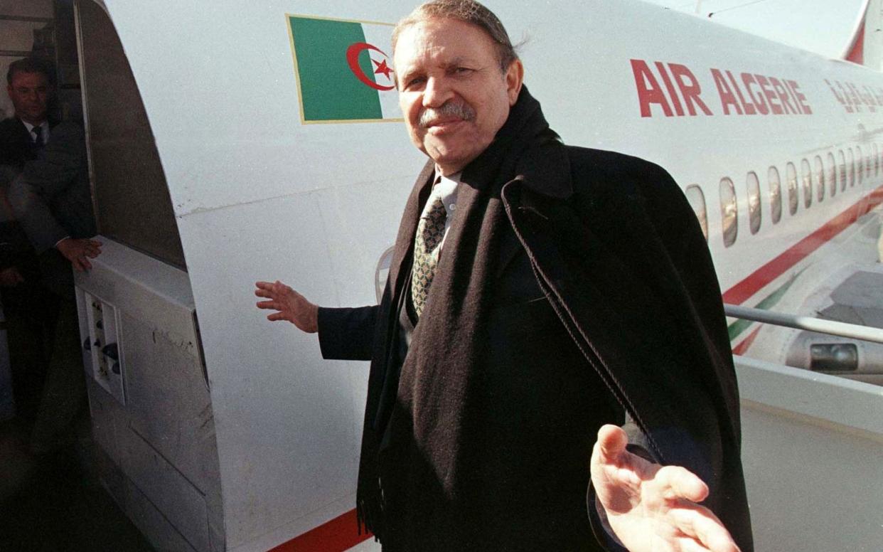 Abdelaziz Bouteflika campaigning in 1999 - REUTERS/Zohra Bensemra