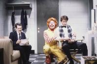 <p>Tim Kazurinsky, Gary Kroeger, and Joe Piscopo starred in a skit called "<a href="https://www.nbc.com/saturday-night-live/video/angry-ronald-mcdonald/n9126" rel="nofollow noopener" target="_blank" data-ylk="slk:Angry Ronald McDonald;elm:context_link;itc:0;sec:content-canvas" class="link ">Angry Ronald McDonald</a>" that portrayed the McDonald's mascot as a demanding, egotistical, and hot-headed entertainer, which goes to show how big of a cultural mainstay he was at the time (and still is!). </p>