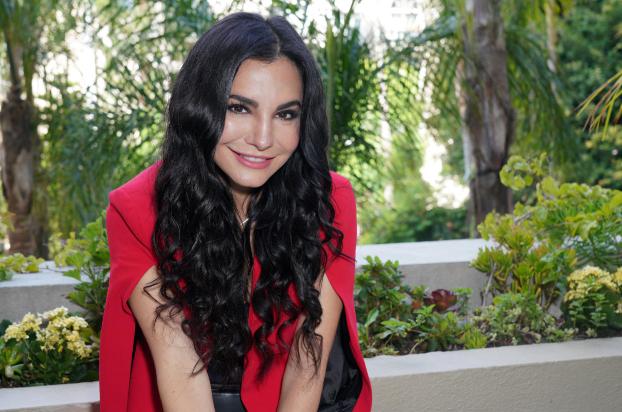 BEVERLY HILLS, CALIFORNIA - AUGUST 19:  Actress Martha Higareda attends the Photo Call For Pantelion's 'Tod@s Caen' at the Beverly Wilshire Four Seasons Hotel on August 19, 2019 in Beverly Hills, California. (Photo by JC Olivera/Getty Images)