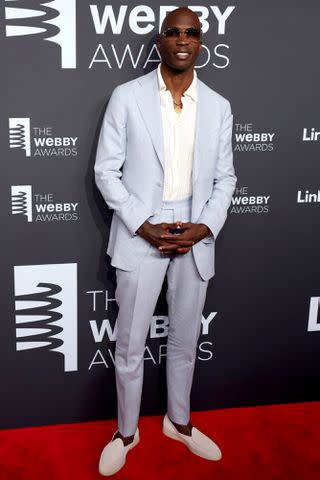 <p>Rob Kim/Getty</p> Chad Ochocinco Johnson attends the 28th Annual Webby Awards at Cipriani Wall Street