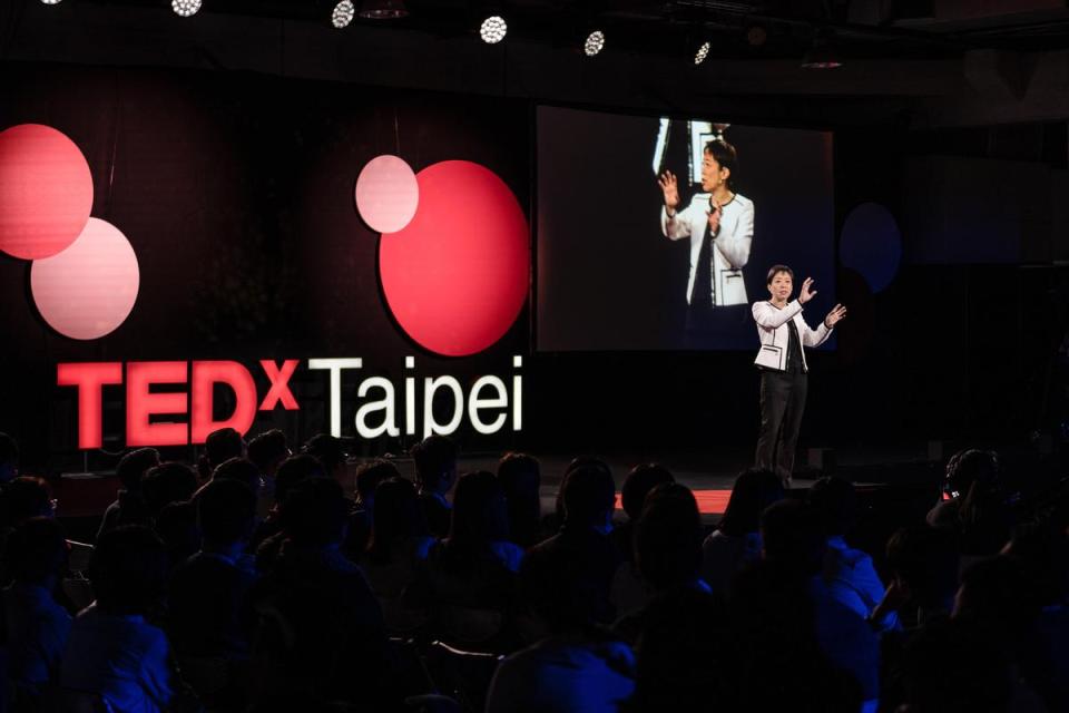 陳永儀在Tedx的2次演講，合計觀看過超過400萬次。（陳永儀提供）