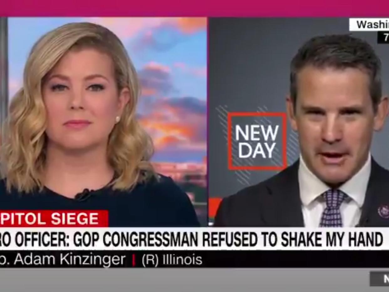 Rep Adam Kinzinger attacks colleague for rebuttal of ‘hero’ Capitol officer (CNN)