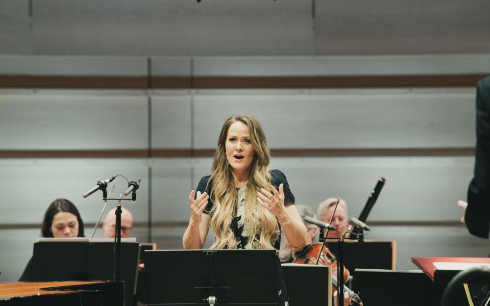 Mari Eriksmoen at the Bergen Festival Opening Concert - Thor Brødreskift