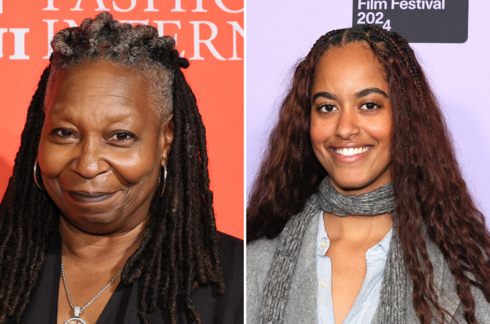 Whoopi Goldberg and Malia Obama (Getty Images)