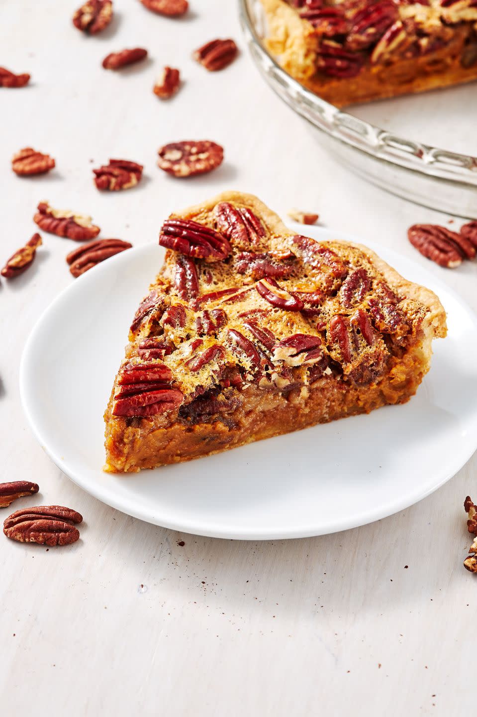 Pumpkin Pecan Pie