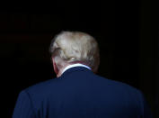 <p>President Donald Trump enters Chequers near Aylesbury, Britain, July 13, 2018. (Photo: Hannah McKay/Reuters) </p>