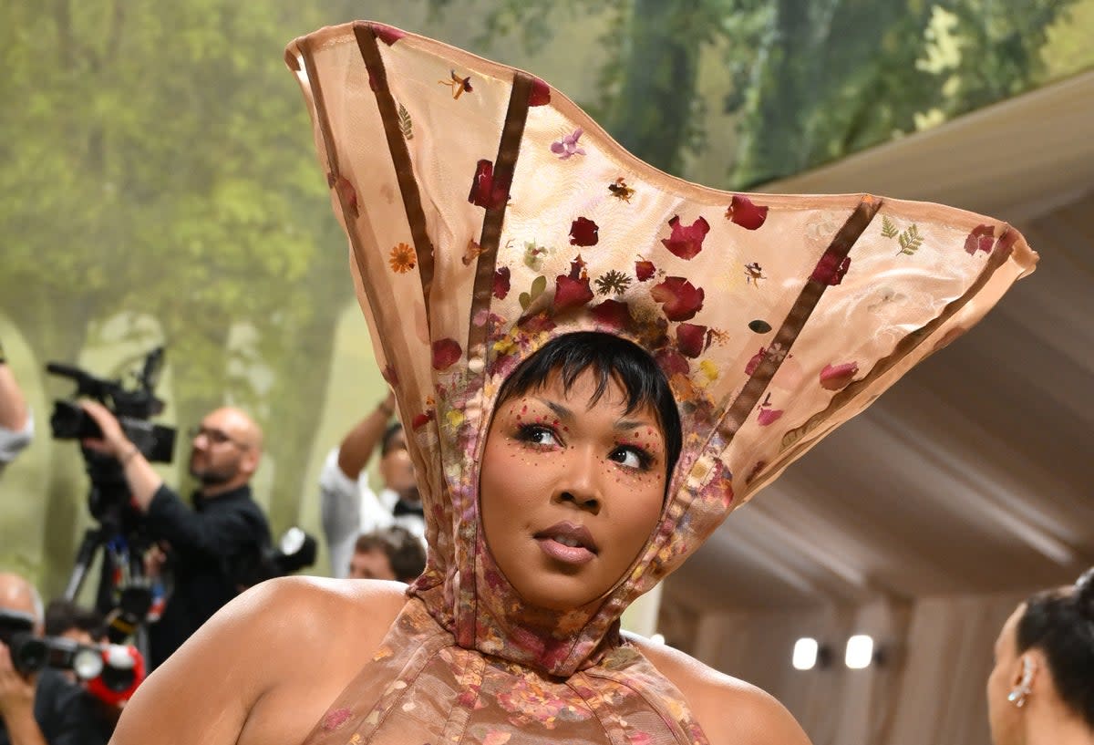 Lizzo arrives at the 2024 Met Gala (AFP via Getty Images)