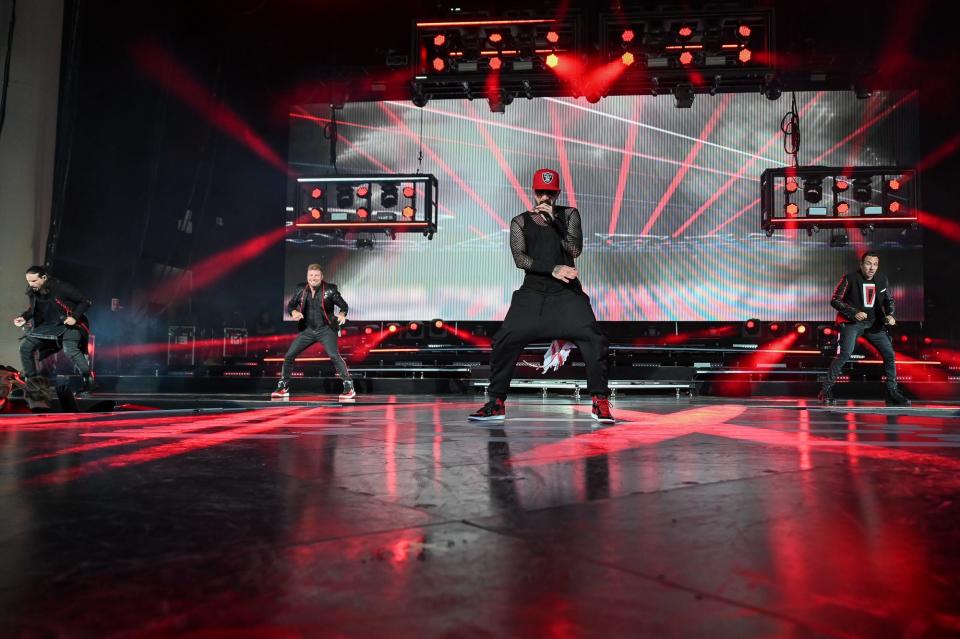 Backstreet Boys perform at Ruoff Music Center on July 10, 2022.