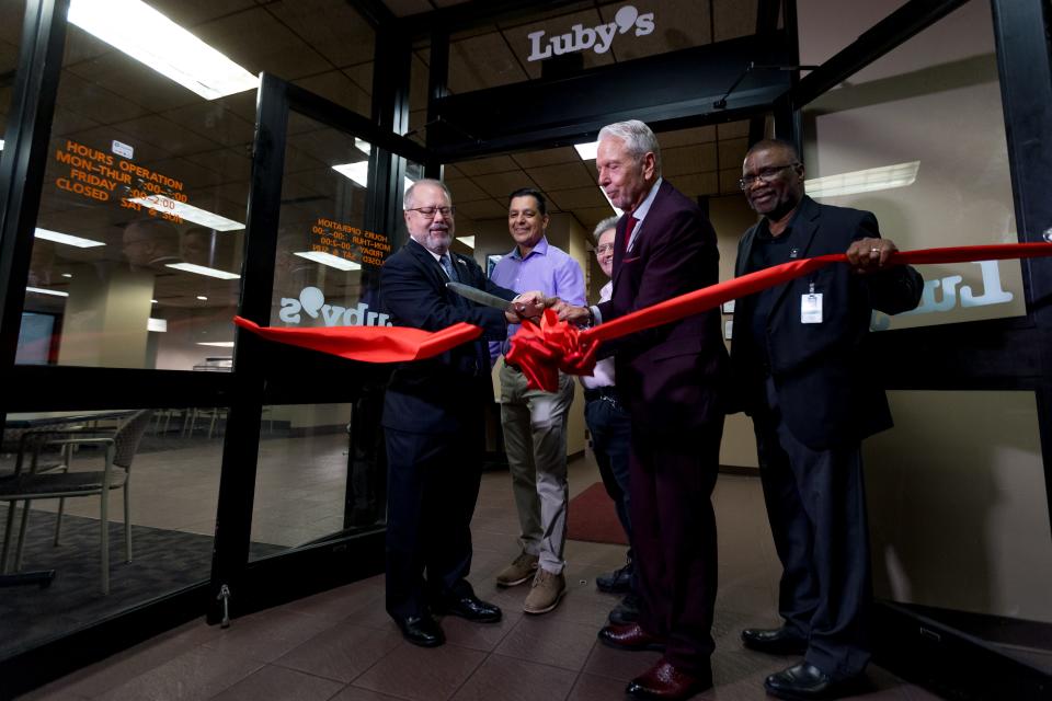 A ribbon cutting ceremony was held for the new Luby's Pop Up grand opening at the El Paso County Courthouse in Downtown on Friday, Aug. 25, 2023.