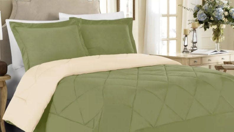 What’s better than an affordable comforter? A reversible one.