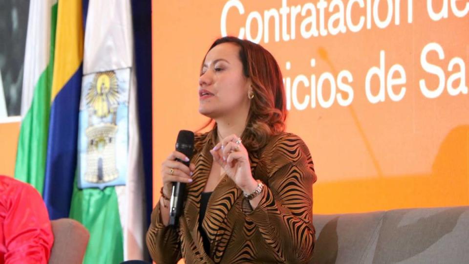 Ministra de Salud, Carolina Corcho. Foto: Twitter (@carolinacorcho)