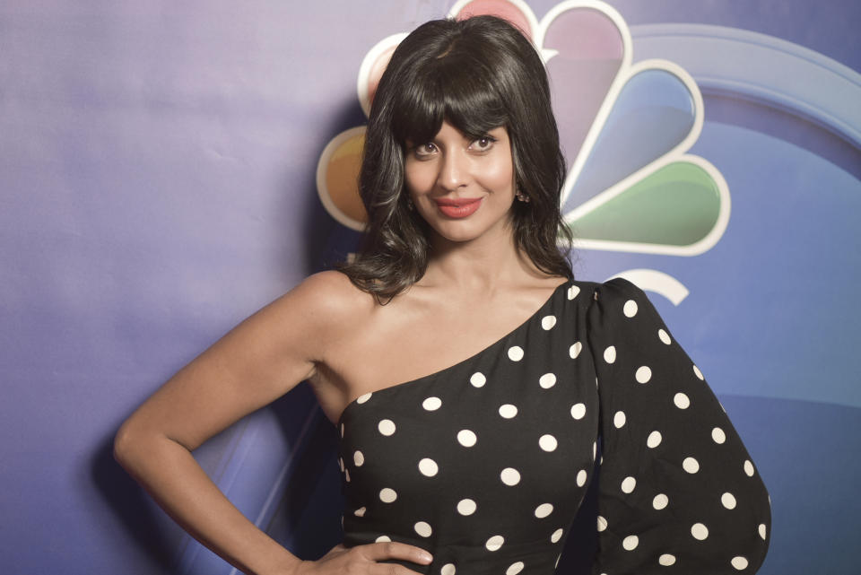 Jameela Jamil plays Ava Graves. (Invision/AP)