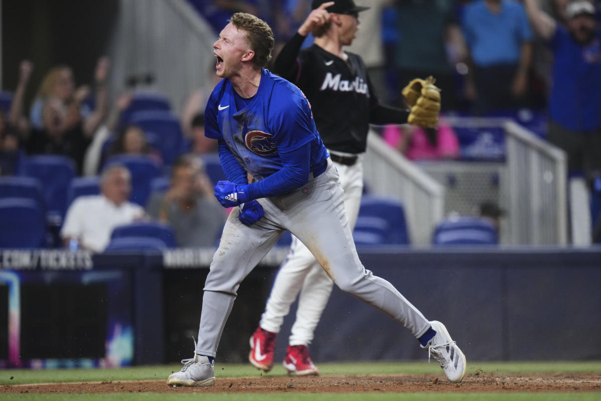 Pete Crow-Armstrong hits inside-the-park homer to lead Cubs past Marlins 6-3