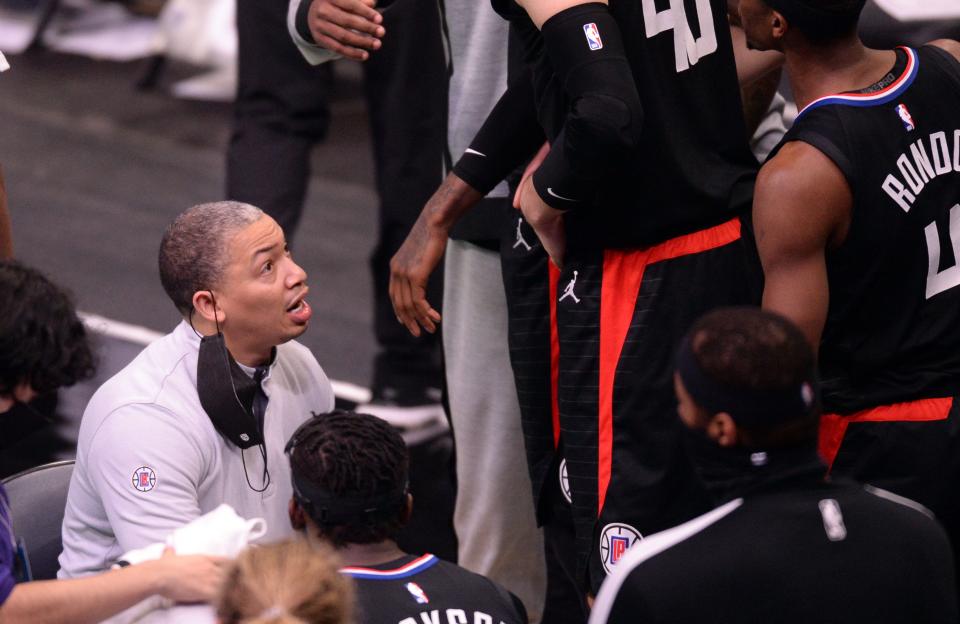 Clippers players have lauded Tyronn Lue's even-keeled demeanor in huddles and in the locker room.