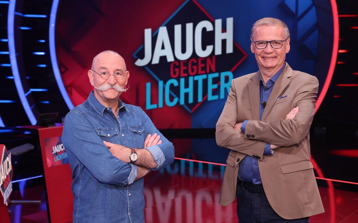 Am Montagabend trat TV-Koch Horst Lichter (links) gegen Moderator Günther Jauch bei "Jauch gegen Lichter" an. (Bild: RTL / Frank W. Hempel)