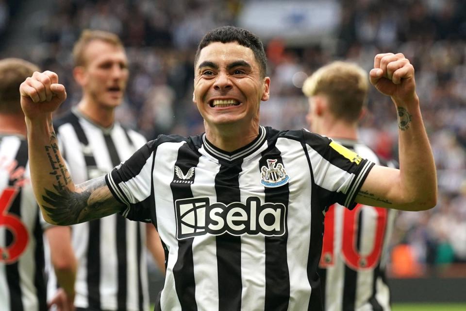 Miguel Almiron could leave Newcastle  (PA Wire)