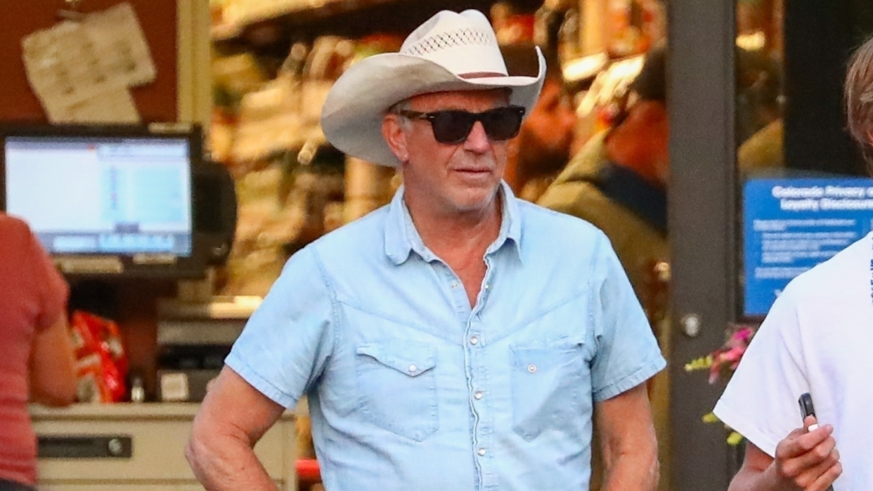 Kevin Costner has reunited with his kids in Aspen for a summer vacation. The Yellowstone alum, who is in a divorce battle with second wife Christine, has long-maintained a property in the Colorado city, which is a playground for the rich and famous. (Photo: Backgrid)