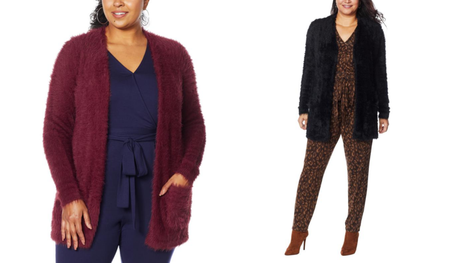 Best cozy gifts from HSN: Colleen Lopez Snuggle Knit Cozy Cardigan