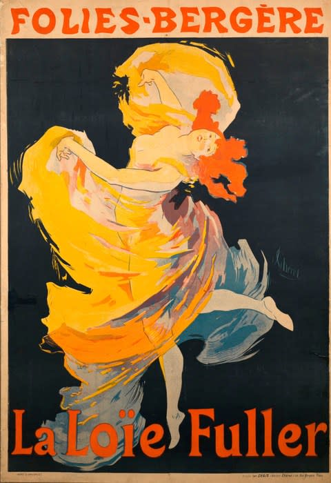 La Loie Fuller (1893) by Henri de Toulouse-Lautrec - Credit: Hasselblad H4D