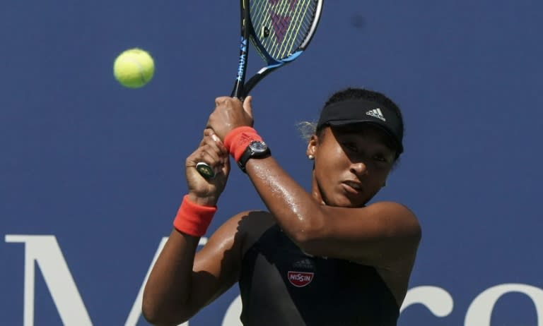 Hstory maker: Naomi Osaka on her way to victory against Lesia Tsurenko