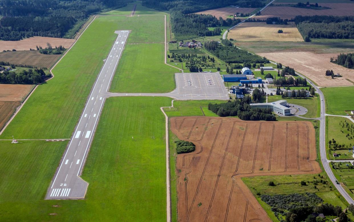Tartu has an Instrument Landing System beacon installed on its single runway