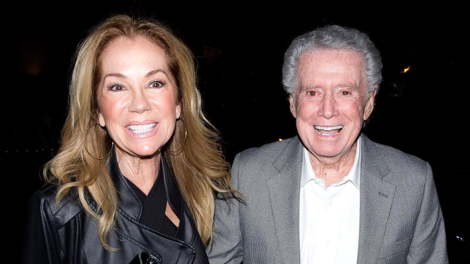 Kathie Lee Gifford reunites with Regis Philbin as they arrive to dinner together at 'Craigs' Restaurant in West Hollywood, CA