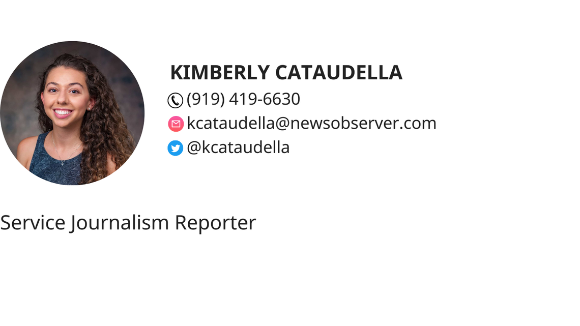 Kimberly Cataudella is a Service Journalism Reporter at The News & Observer.