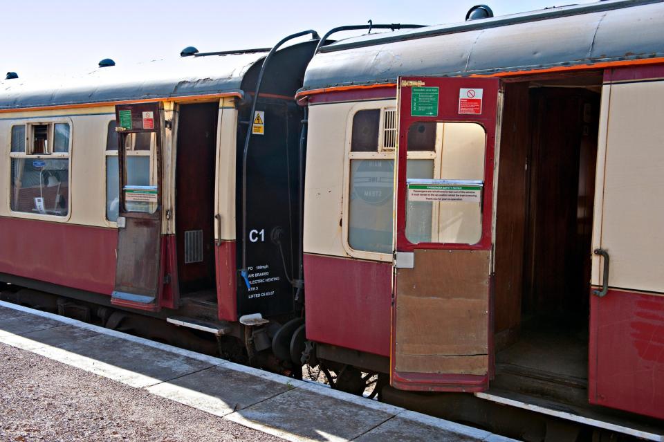 vintage Mark One train carriage