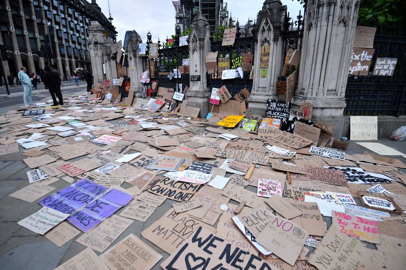 Protest against the death of George Floyd, in London