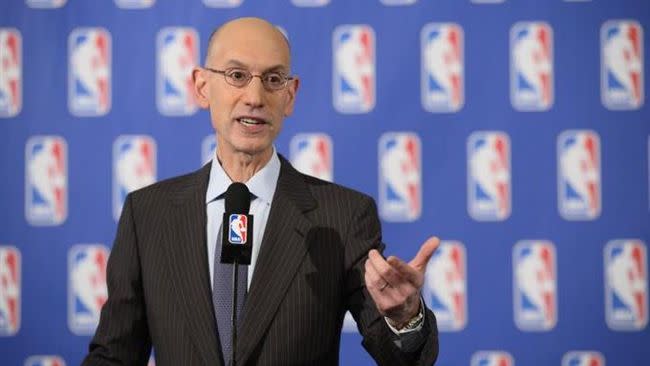 Adam Silver。（圖／翻攝自推特）