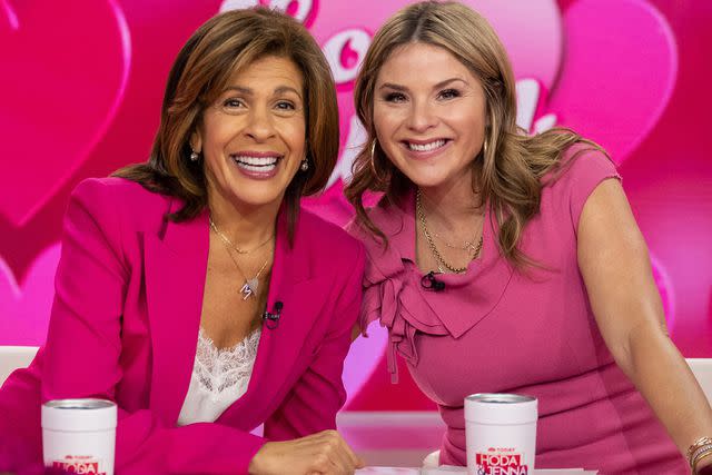 Nathan Congleton/NBC via Getty Images Hoda Kotb (left) and Jenna Bush Hager host 'Today with Hoda & Jenna'