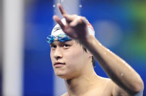 China's Sun Yang (pictured in 2011) smashed Grant Hackett's 10-year-old 1,500m freestyle world record last year. Still, no Chinese man has ever won an Olympic swimming title